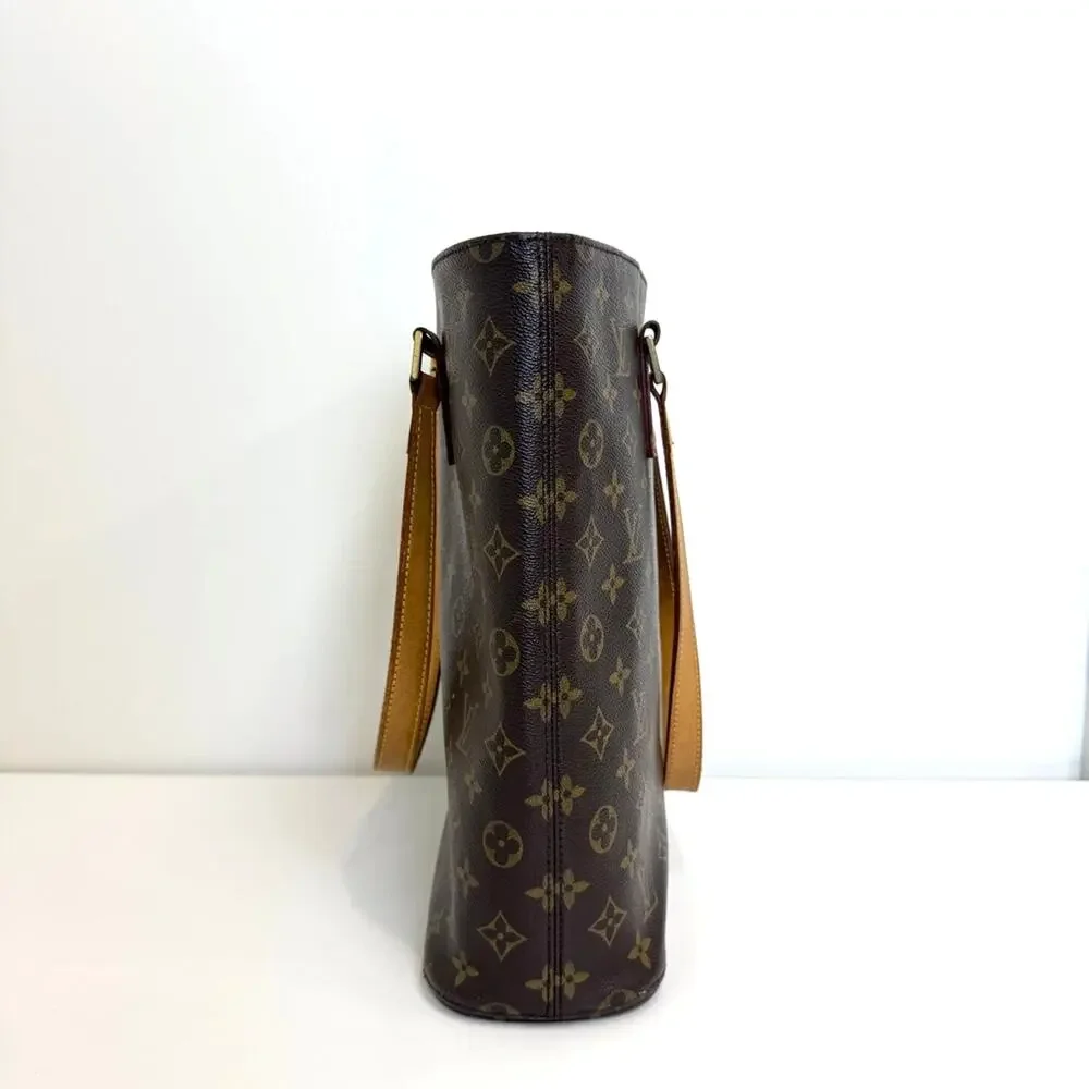 Louis Vuitton Brown Monogram Canvas Vavin GM Tote Bag LV Leather Shoulder Bag